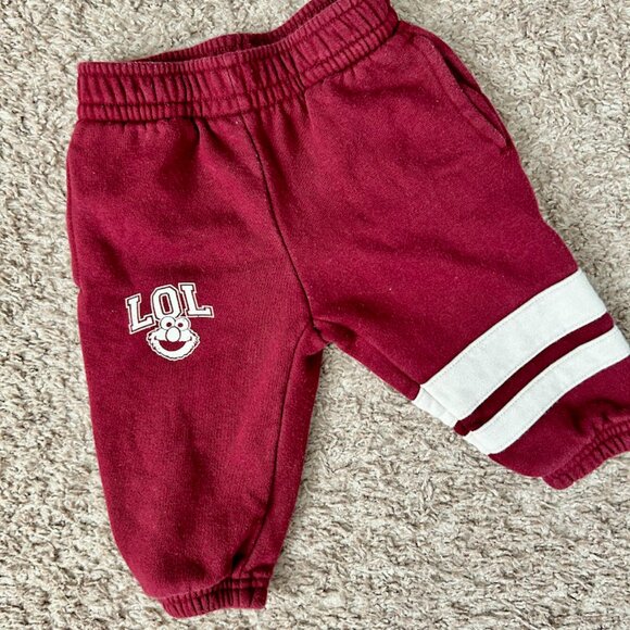 Baby GAP x Sesame Street Outfit (Long Sleeve Tee & Jogger Pant) I Size 6-12M - Picture 6 of 9